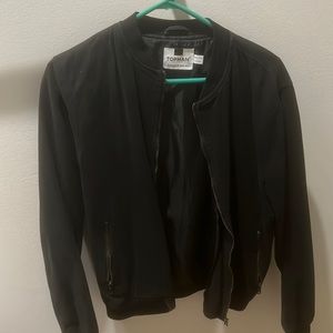Topman Bomber Jacket - Black - Medium